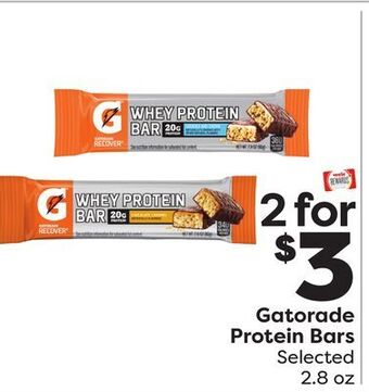Weis Markets Gatorade protein bars offer