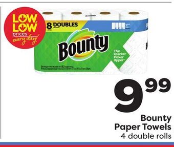 Weis Markets Bounty paper towels offer