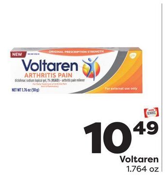 Weis Markets Voltaren offer