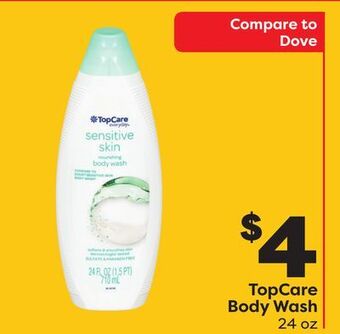 Weis Markets Topcare body wash offer