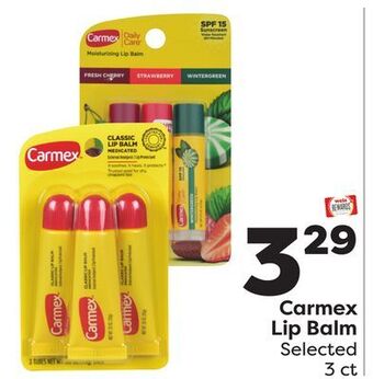 Weis Markets Carmex lip balm offer