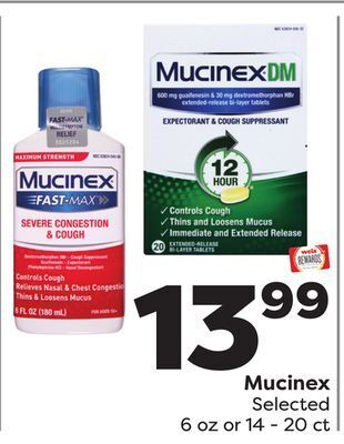 Weis Markets Mucinex offer