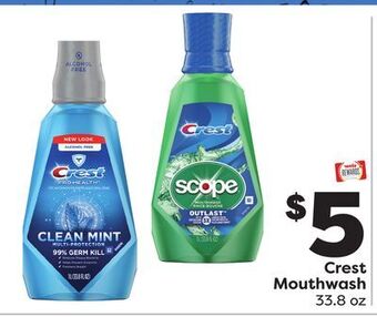 Weis Markets Crest mouthwash offer