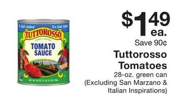 Fairway Store Market Tuttorosso tomatoes offer
