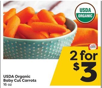 Weis Markets Usda organic baby cut carrots offer