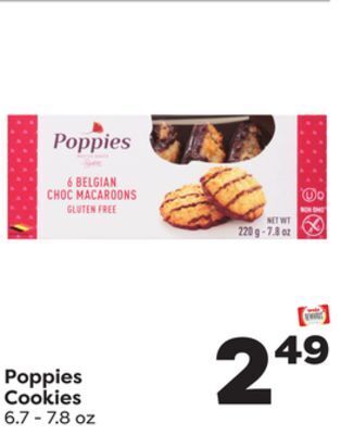 Weis Markets Poppies cookies offer