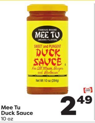 Weis Markets Mee tu duck sauce offer