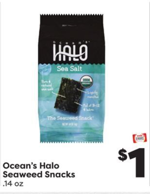 Weis Markets Ocean's halo seaweed snacks offer