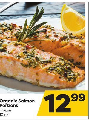 Weis Markets Organic salmon portions offer