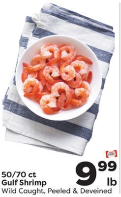 Weis Markets 50/70 ct gulf shrimp offer