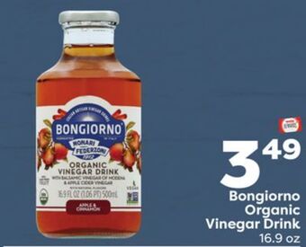 Weis Markets Bongiorno organic vinegar drink offer