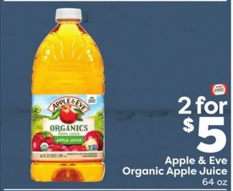 Weis Markets Apple & eve organic apple juice offer