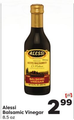 Weis Markets Alessi balsamic vinegar offer