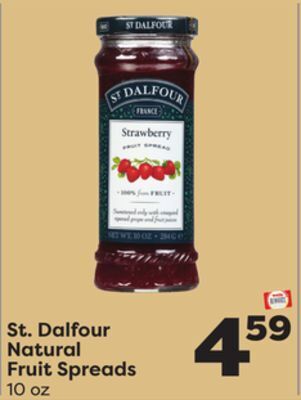 Weis Markets St. dalfour natural fruit spreads offer