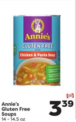 Weis Markets Annie's gluten free soups offer