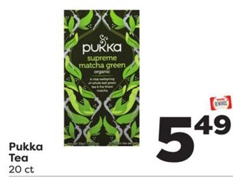 Weis Markets Pukka tea offer