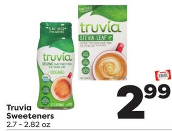Weis Markets Truvia sweeteners offer