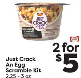 Weis Markets Just crack an egg scramble kit offer