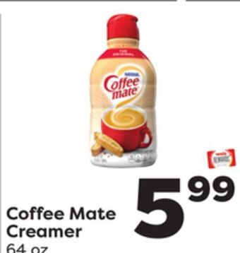 Weis Markets Coffee mate creamer offer