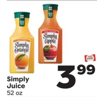 Weis Markets Simply juice offer