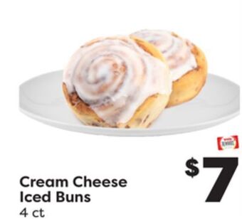 Weis Markets Cream cheese iced buns offer