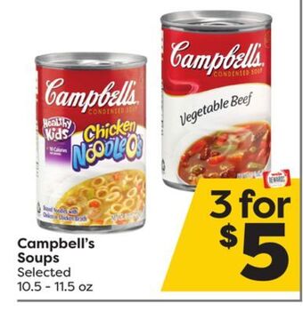 Weis Markets Campbell's soups offer