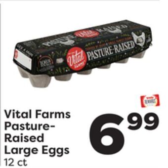 Weis Markets Vital farms pasture-raised large eggs offer