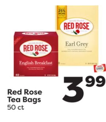 Weis Markets Red rose tea bags offer