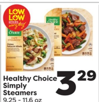 Weis Markets Healthy choice simply steamers offer