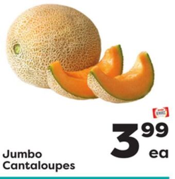 Weis Markets Jumbo cantaloupes offer