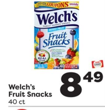Weis Markets Welch's fruit snacks offer