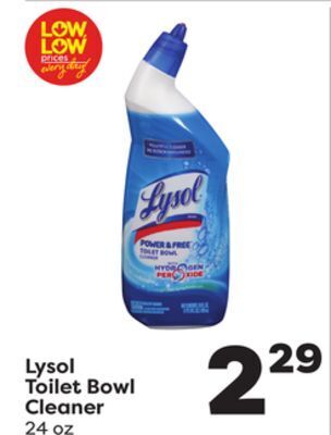 Weis Markets Lysol toilet bowl cleaner offer
