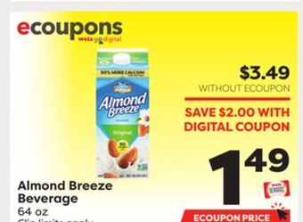 Weis Markets Almond breeze beverage offer