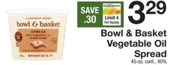 The Fresh Grocer Vegetable oil spread offer