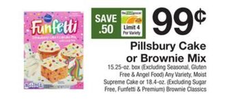 The Fresh Grocer Cake or brownie mix offer
