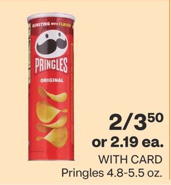 CVS Pringles 4.8-5.5 oz. offer