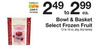 The Fresh Grocer Select frozen fruit offer