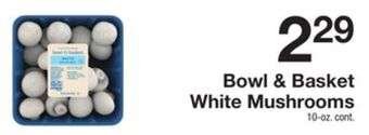 The Fresh Grocer White mushrooms offer