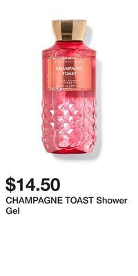 Bath & Body Works Champagne toast shower gel offer