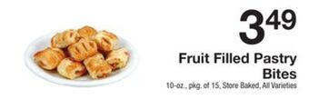 The Fresh Grocer Fruit filled pastry bites offer