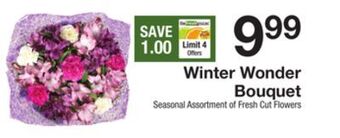The Fresh Grocer Winter wonder bouquet offer