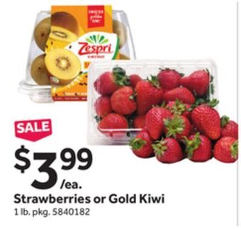 Stop&Shop Strawberries or gold kiwi offer