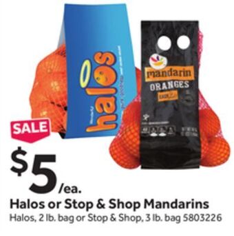 Stop&Shop Halos or stop & shop mandarins offer