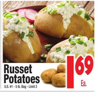 King Kullen Russet potatoes offer