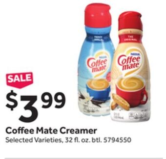 Stop&Shop Nestle coffee mate creamer offer