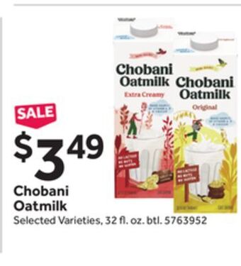 Stop&Shop Chobani oatmilk offer