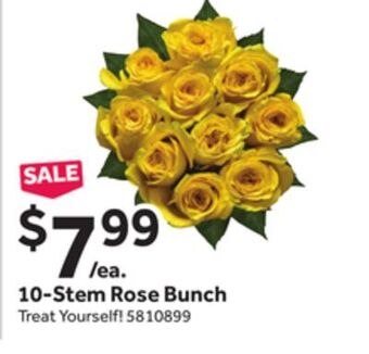 Stop&Shop 10-stem rose bunch offer