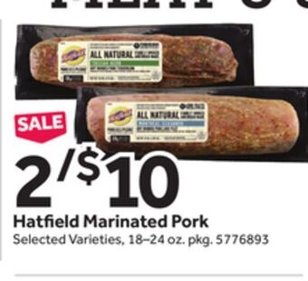 Stop&Shop Hatfield marinated pork offer