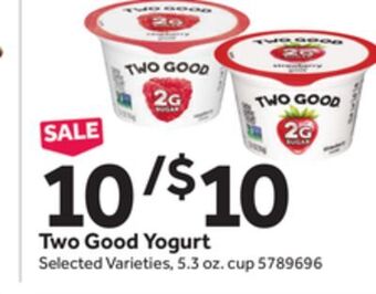 Stop&Shop Two good yogurt offer