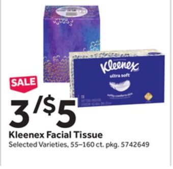 Stop&Shop Kleenex facial tissue offer
